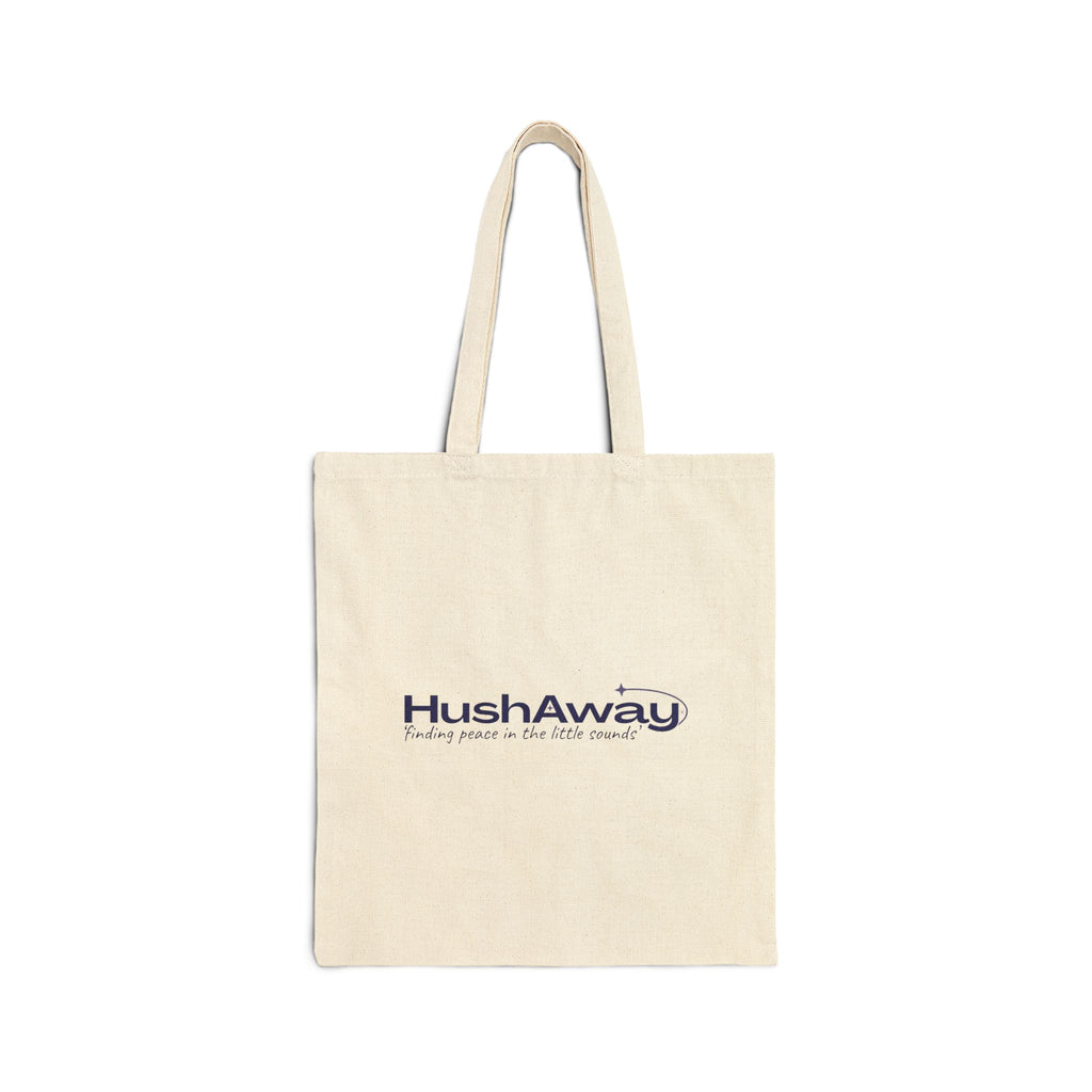 Cotton Canvas Tote bag - Zebra with Headphones